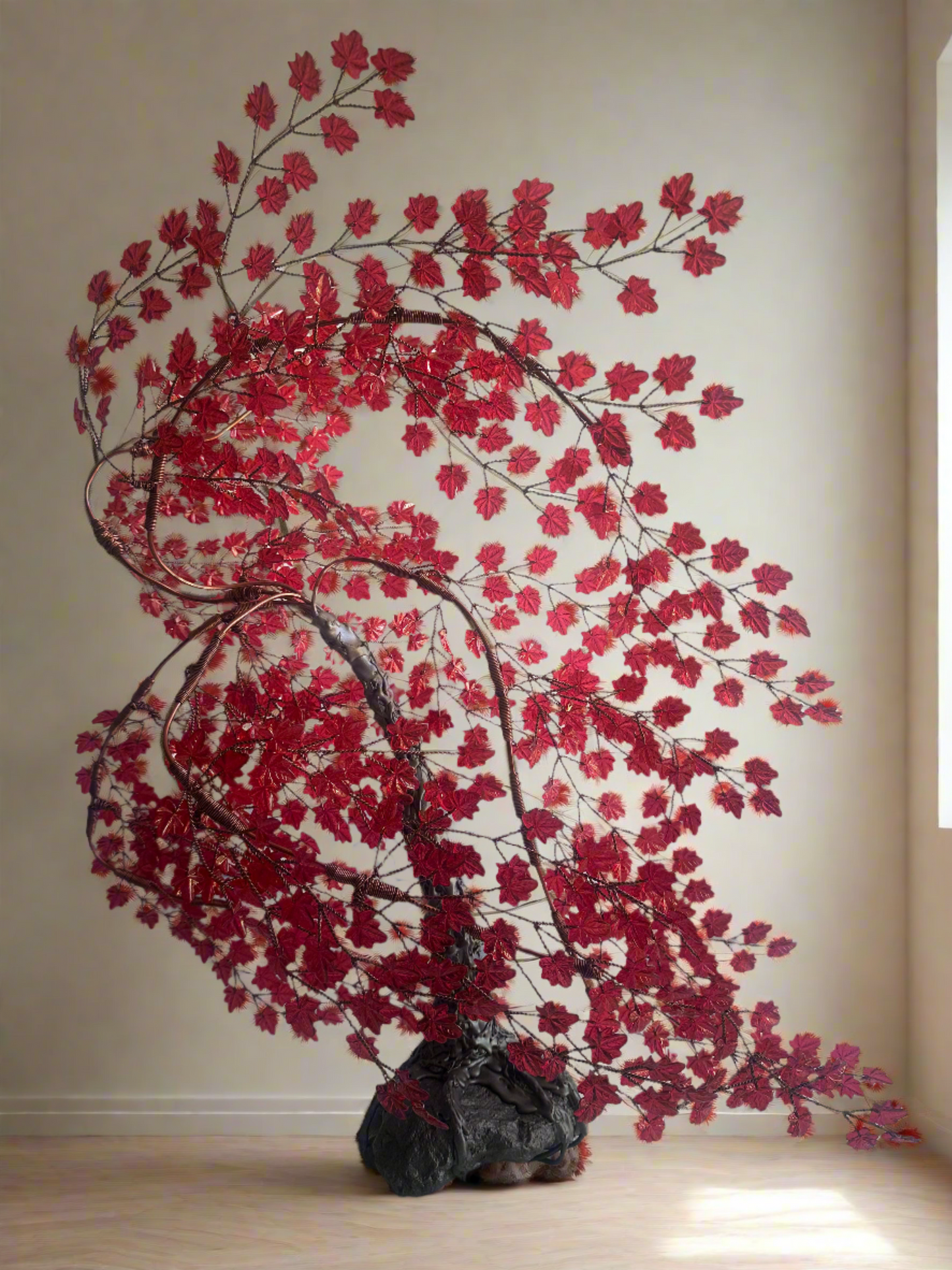 Big red tree